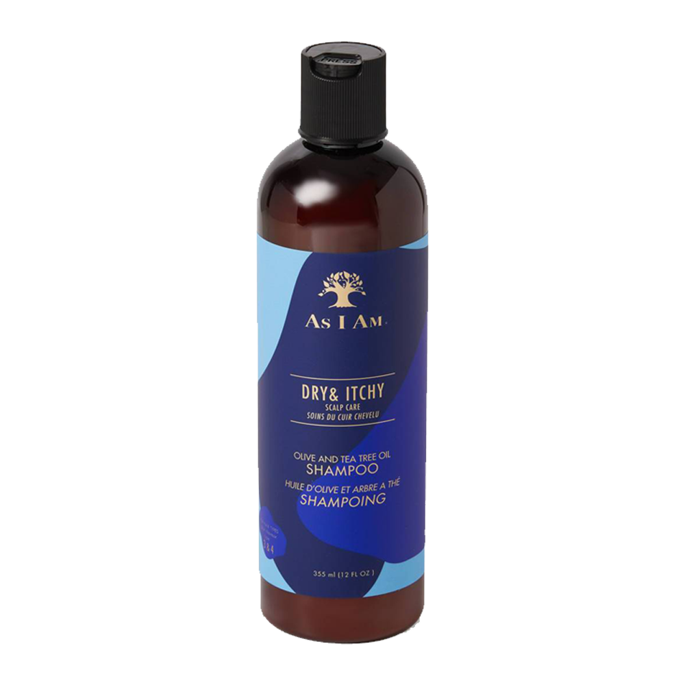 As I Am - Dry & Itchy Scalp Care Olive and Tea Tree Shampoo 355ml