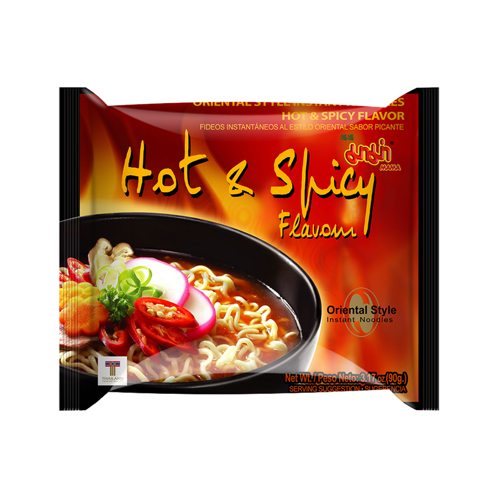 Mama - Hot & Spicy Oriental Style Noodles 90g