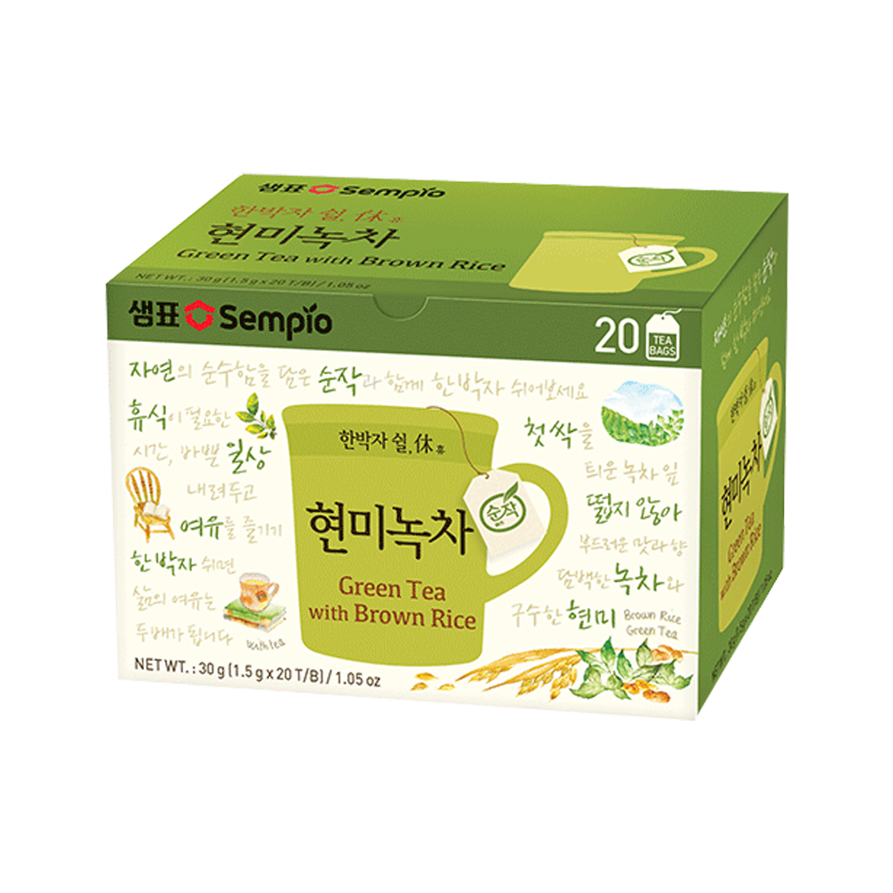 Sempio - Green Tea with Brown Rice 30gm