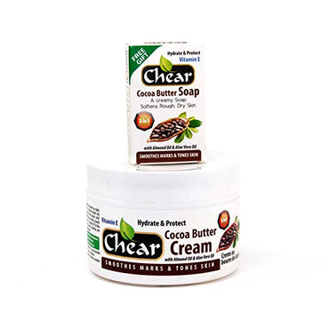 Chear -  3in1 Cocoa Butter Cream 500ml with Cocoa Butter Soap 80g