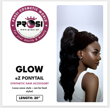 GLOW eZ PONYTAIL-COLS:  1, 1B, 2, 4, 613, P12/16/613