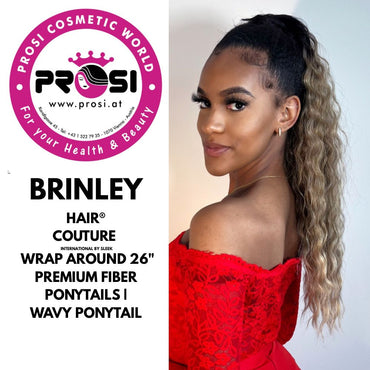 HAIR COUTURE-BRINLEY Synthetic ponytails(1B, 1B/2, 2/4, 5/6, 4/5/27, 613, 12/16/613, 99J, 27/613)
