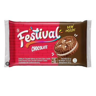 Festival Chocolate biscuits 403g