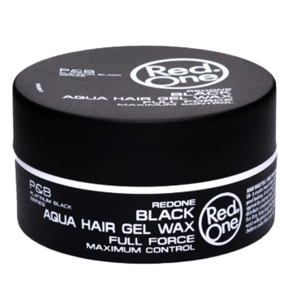 Red One Aqua Hair Gel Wax Black 150ml