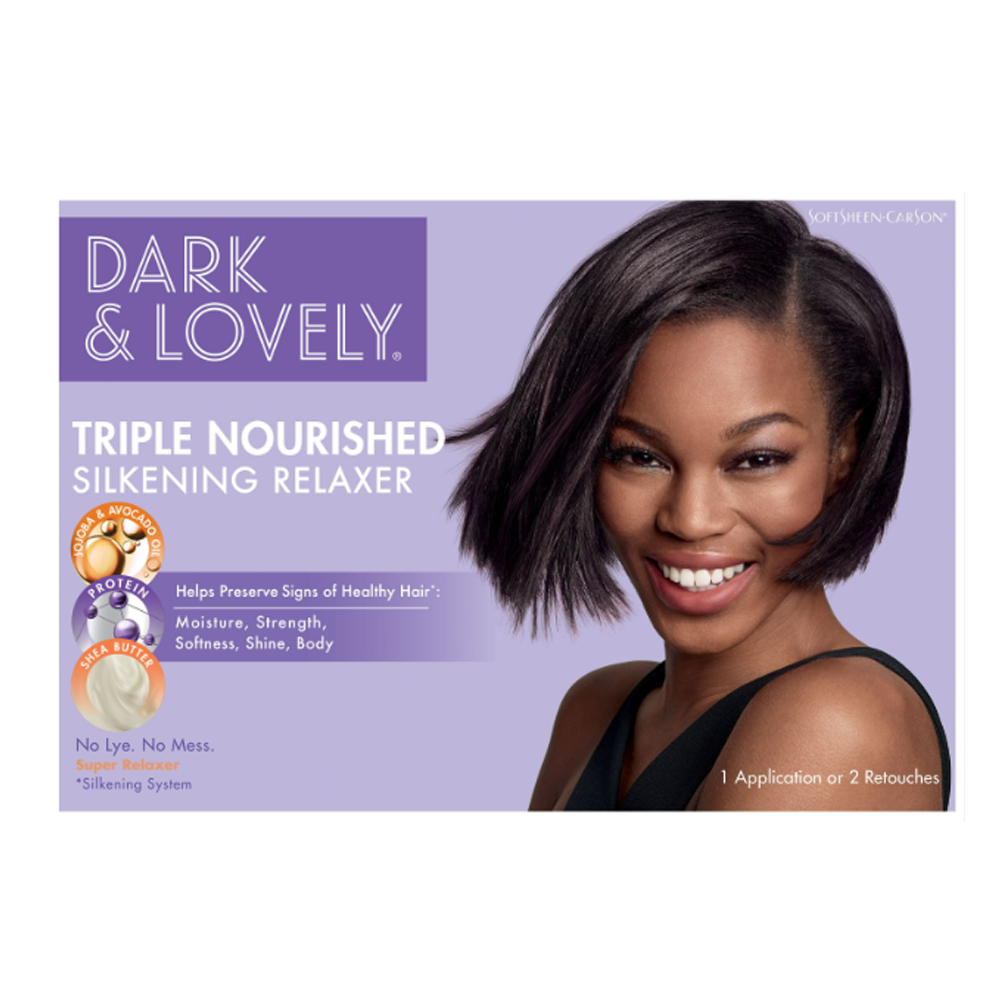 Dark & Lovely Triple Nourished Silkening Relaxer