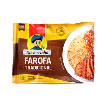 Da Terrinha Farofa tradicional 400g