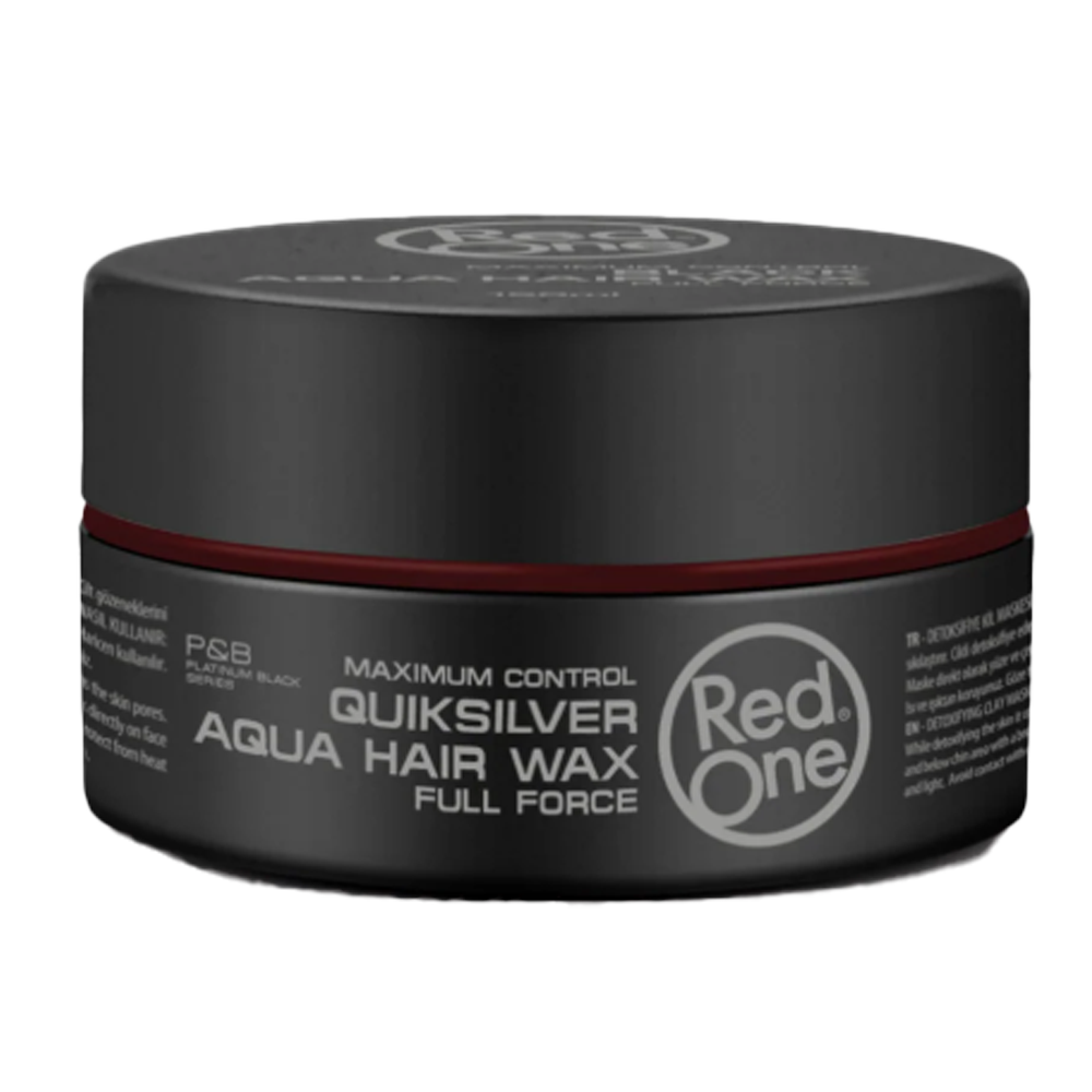 Red One Aqua hair wax Quicksilver 150ml