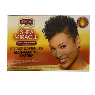 African Pride Shea miracle texture softening (moisture intense) kit