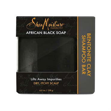 Shea Moisture - African Black Soap Bentonite Clay Shampoo Bar 128g