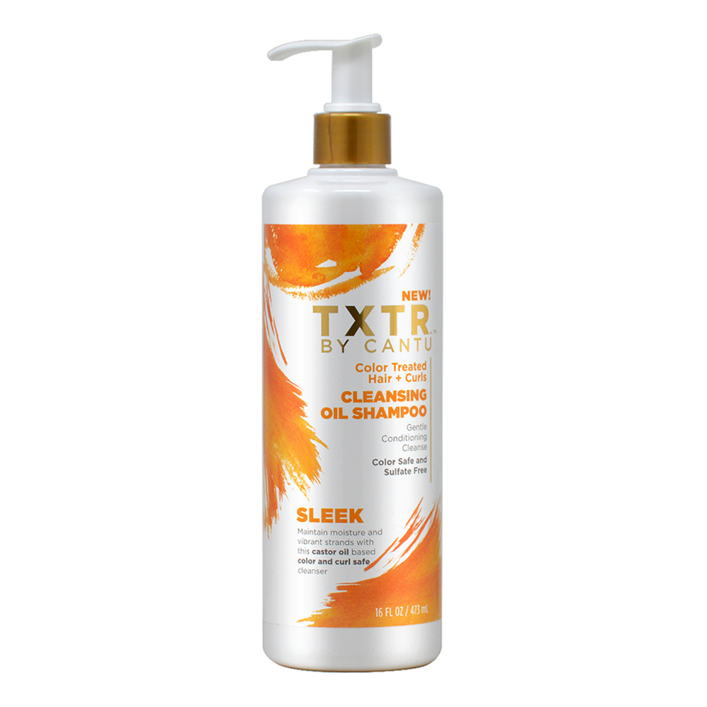 Cantu - TXTR Colour Treated Hair + Curls Sleek Cleansing Oil Shampoo 473ml