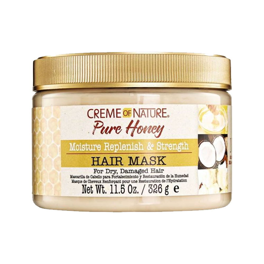 Creme of Nature - Pure Honey Moisture Replenish & Strength Mask 326g