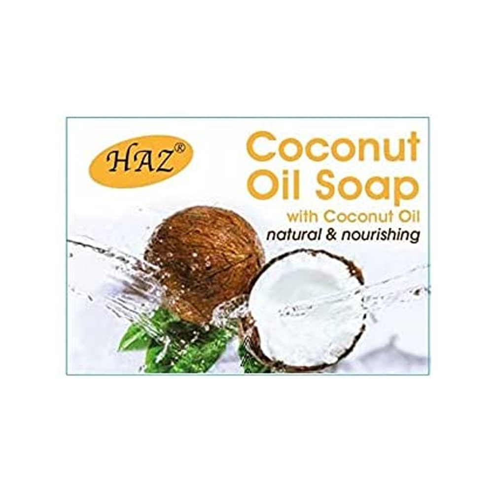 Haz - Coconut Oil Soap Bar With Coconut Oil Natural & Nourishing 100g