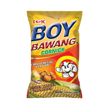 KSK - Boy Bawang Cornick (Chilli Cheese) 100g