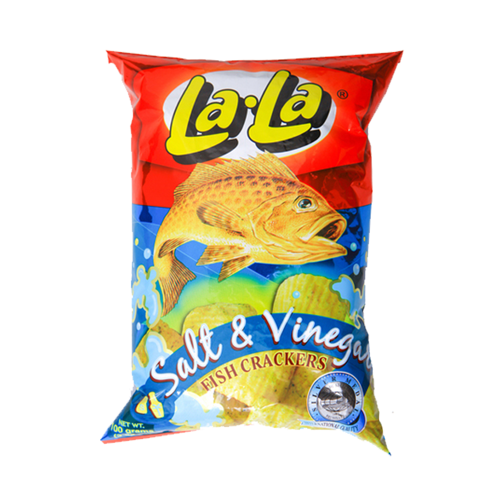 LaLa - Salt & Vinegar Fish Cracker 100g