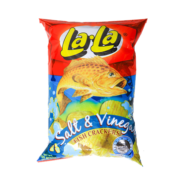 LaLa - Salt & Vinegar Fish Cracker 100g