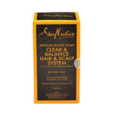 Shea Moisture - African Black Soap Clear Balance Hair & Scalp System
