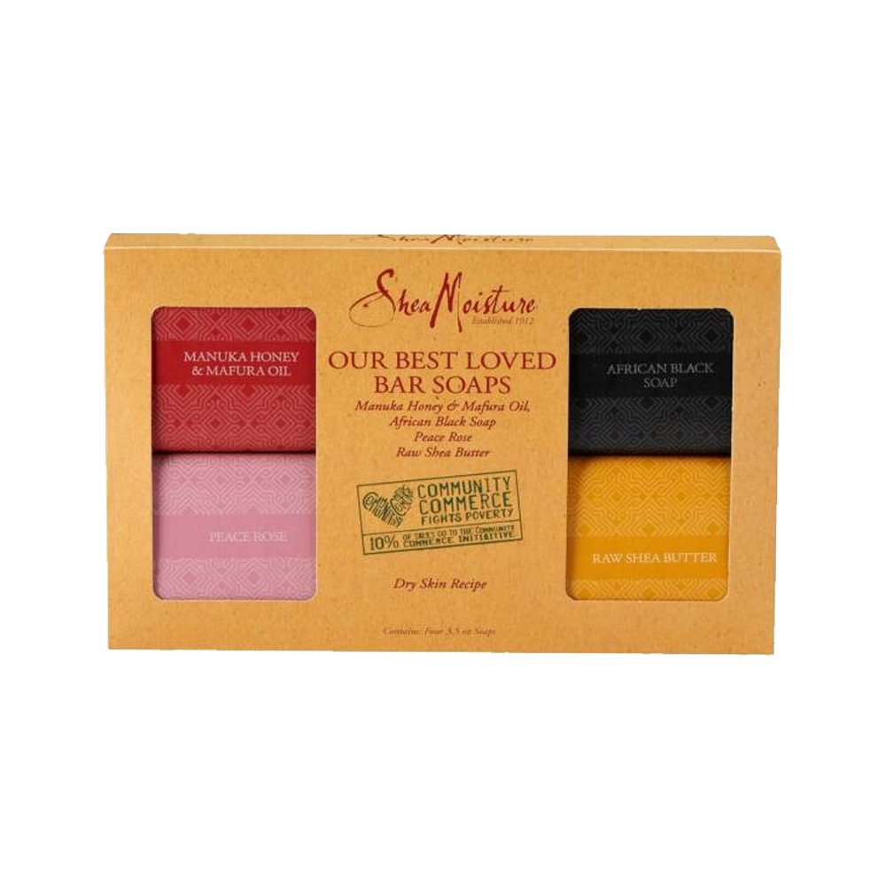 Shea Moisture - Our Best Loved Bar Soaps 4 x 99g
