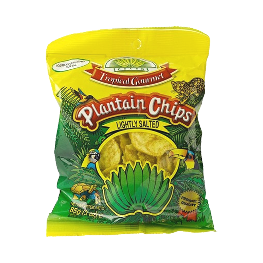 Tropical Gourmet - Plantain Chips Lightly salted 85g