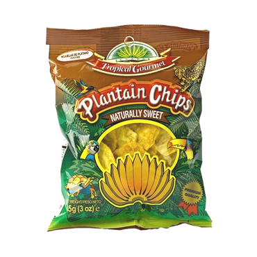 Tropical Gourmet - Plantain Chips Naturally Sweet 85g