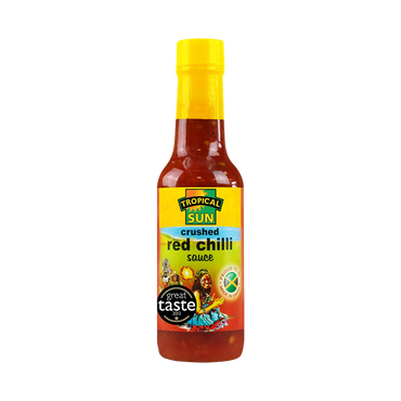 Tropical Sun - Jamaican Crushed Red Chilli Sauce 142ml