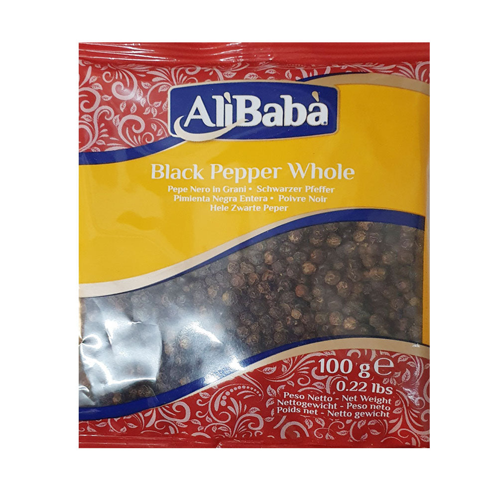 AliBaba Black Pepper Whole 100g