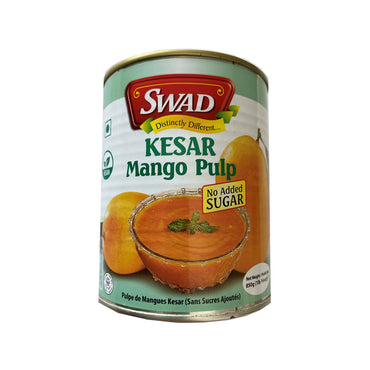 Swad Kesar Mango Pulp No Added Sugar 850g